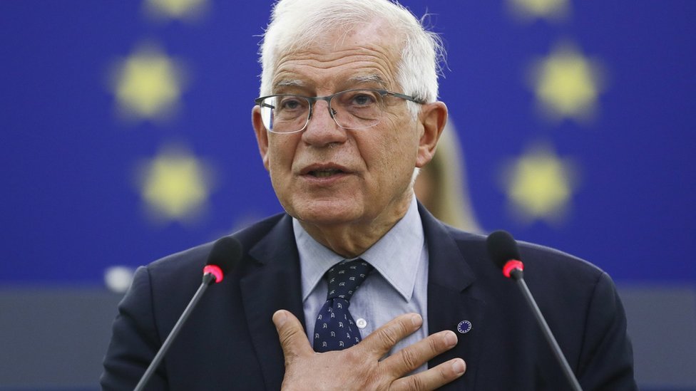 Боррель: ЕС не отзывает дипмиссию из Украины Боррель: ЕС не отзывает дипмиссию из Украины