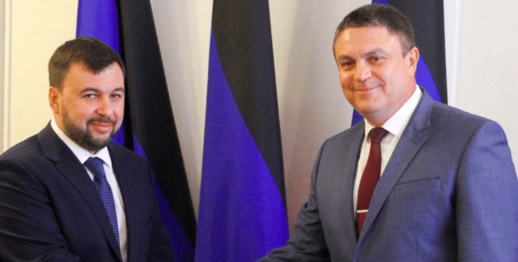 Лидеры сепаратистов просят Путина признать «ДНР» и «ЛНР» | Лидеры сепаратистов просят Путина признать «ДНР» и «ЛНР» |