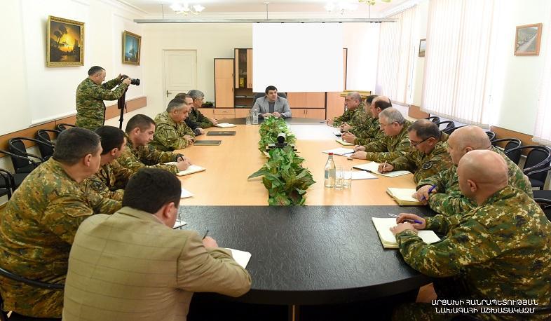 Ադրբեջանի ագրեսիան պայմանավորված է արտաքին քաղաքական գործընթացներով. Արցախի նախագահը՝ ՊՆ-ում Ադրբեջանի ագրեսիան պայմանավորված է արտաքին քաղաքական գործընթացներով. Արցախի նախագահը՝ ՊՆ-ում