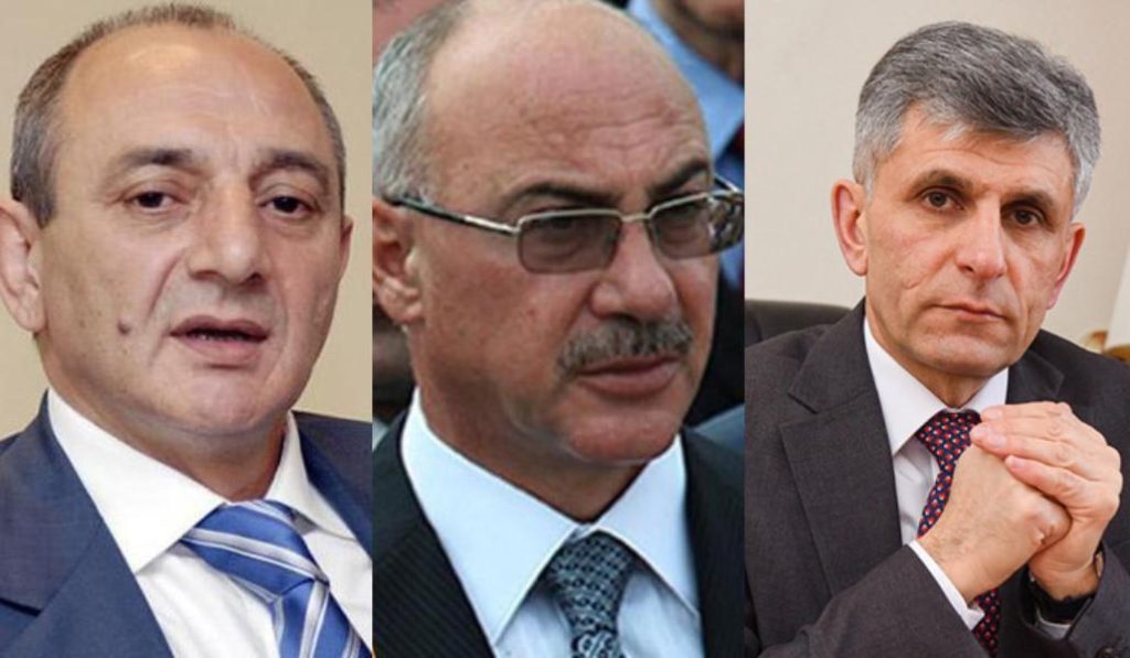 Բակո Սահակյանը, Արկադի Ղուկասյանը և Դավիթ Իշխանյանը Ադրբեջանում կալանավորվել են չորս ամսով
05.10.2023 . Արցախ Բակո Սահակյանը, Արկադի Ղուկասյանը և Դավիթ Իշխանյանը Ադրբեջանում կալանավորվել են չորս ամսով
05.10.2023 . Արցախ