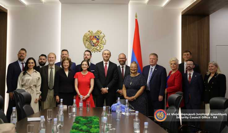 ՀՀ ԱԽ քարտուղարն ընդունել է Save Armenia հուդայա-քրիստոնեական միության պատվիրակությանը ՀՀ ԱԽ քարտուղարն ընդունել է Save Armenia հուդայա-քրիստոնեական միության պատվիրակությանը