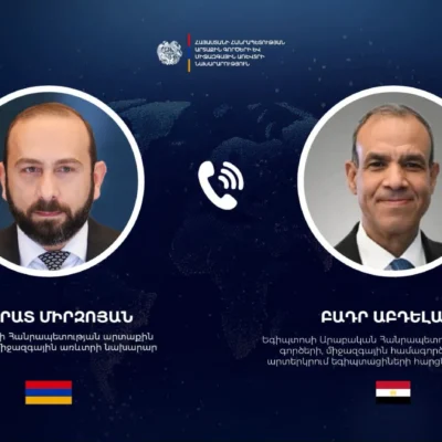 Միրզոյանը և Բադր Աբդելատին քննարկել են ՀՀ-Եգիպտոս երկկողմ հարաբերությունների զարգացման հնարավորությունները