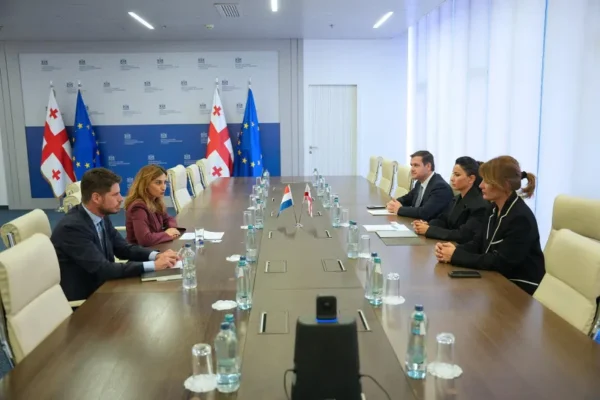 Մարիամ Քվրիվիշվիլին հանդիպել է Վրաստանում Նիդեռլանդների Թագավորության դեսպանի հետ